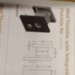 ICC  Insulated 3" Wall Thimble W/ Integrated Outside Air  - pn. 3PTOI